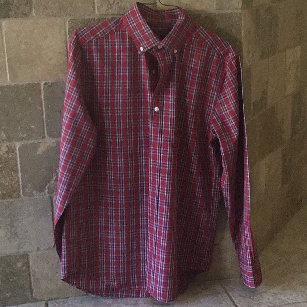 Vineyard Vines Small Cotton Whale Red with some Blue